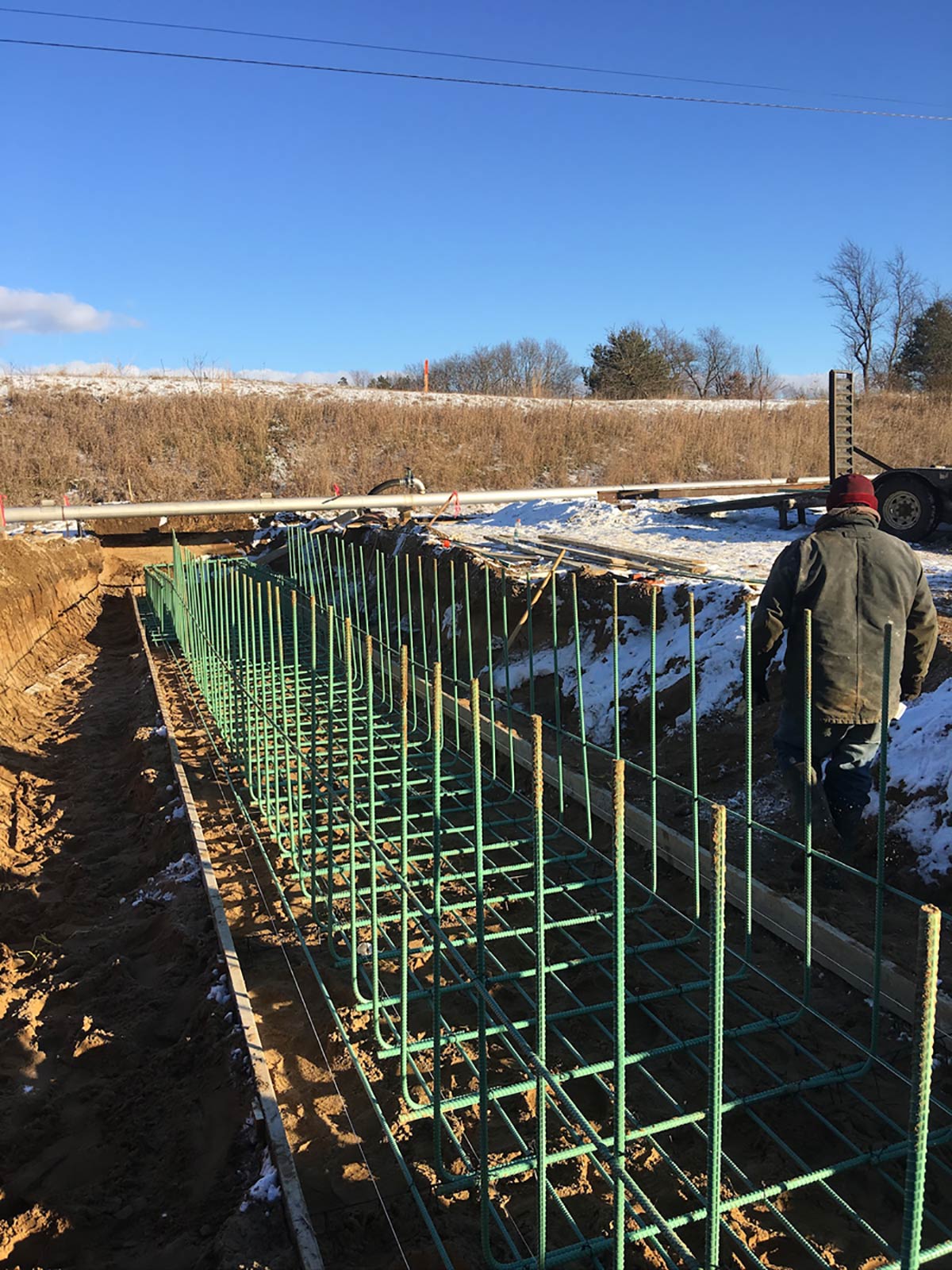 rebar for reinforced concrete channel