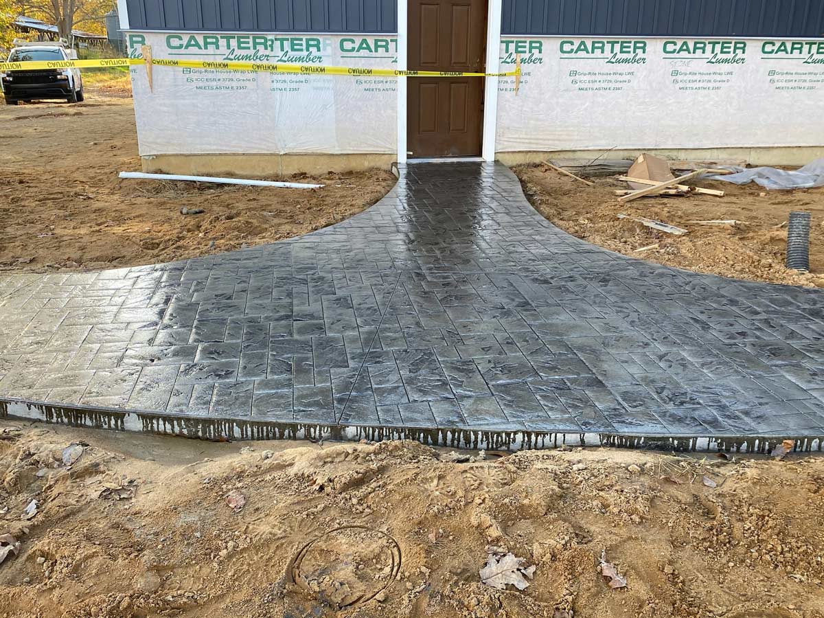 stamped concrete